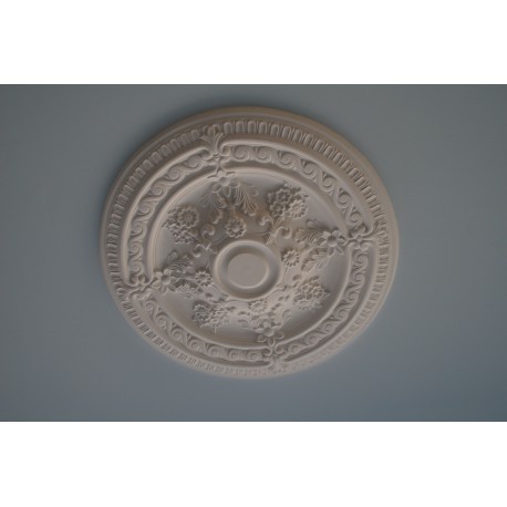 Rosace plafond moulage neuve en staff (plâtre armé) 30cm Rosace plafond moulage neuve en staff (plâtre armé) 30cm