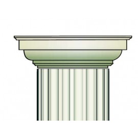 Demi chapiteau colonne, 15 x 8 x 7,5 :COL931