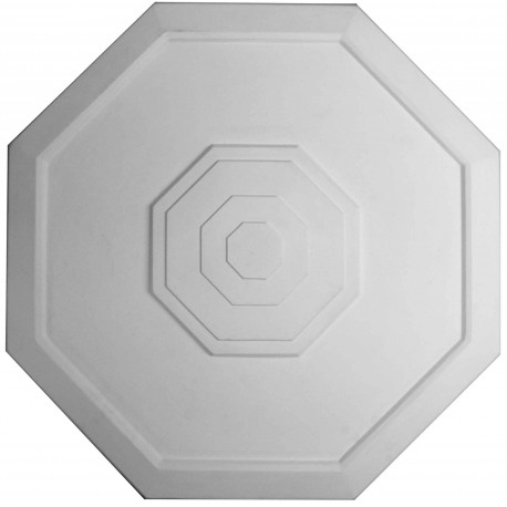 Rosace en staff moderne