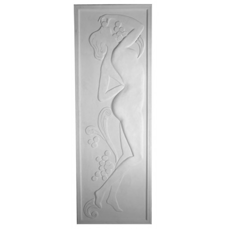 Bas relief  nymphe style Art Déco GM 240 x 81 cm ref: B516