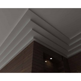 Corniche moderne Ref cm202 dim 9x28