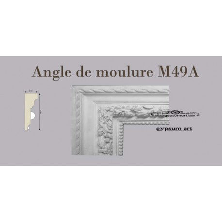 Angle de moulure ref M49 A 30 x 30 cm