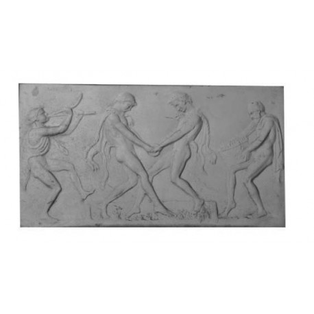 Bas relief fauve danseur