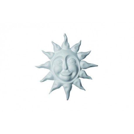Bas relief soleil stylisé 34 x 33 cm ref: B520