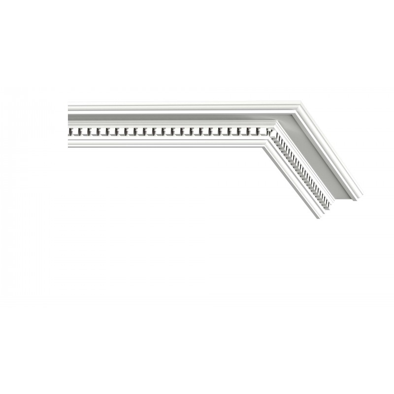 Corniche denticules en staff ref CDE229 dim:10,5 x 17,5 cm Corniche denticules en staff ref CDE229 dim:10,5 x 17,5 cm