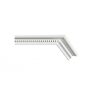 Corniche denticules en staff ref CDE229  dim:10,5 x 17,5 cm