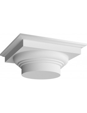 Demi chapiteau colonne -...