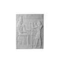 Bas relief égyptien 48 x 37 cm ref: B536