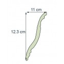 Corniche moderne Ref cm190 dim 12.3 x 11