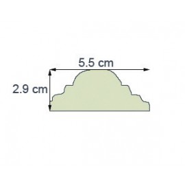 Moulure 5,5 x 3 cm : M10