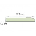 Moulure/plinthe ref M38 (12,5 x 1,5 cm long 1,50ml) prix unitaire TTC