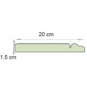 Moulure/plate bande Ref M44 dim20 cm